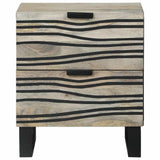 Armadio da Notte Bianco 40 x 33 x 46 cm Legno ingegnerizzato