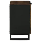Armadio per Lavabo da Bagno con porta Noce 38 x 33,5 x 58 cm