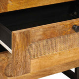 Armadio da Notte con cassetto Naturale 50 x 33 x 62 cm