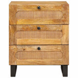 Armadio da Notte con cassetto Naturale 50 x 33 x 62 cm