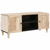 Unità TV con porta Bianco 105 x 33 x 46 cm Legno truciolato