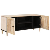 Unità TV con porta Bianco 105 x 33 x 46 cm Legno truciolato