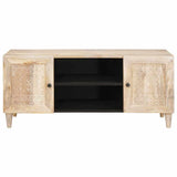 Unità TV con porta Bianco 105 x 33 x 46 cm Legno truciolato