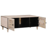 Tavolino da salotto Bianco Sbiancato 100 x 54 x 40 cm