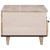 Tavolino da salotto Bianco Sbiancato 80 x 54 x 40 cm