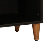 Credenza con porta Noce 80 x 33 x 75 cm Legno di mango massello