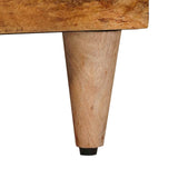 Mobile TV Naturale 100 x 33 x 46 cm Legno di mango massello