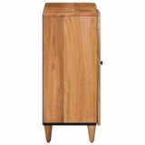 Credenza Naturale 90 x 33 x 75 cm Legno di mango massello