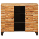 Mobile laterale Marrone 90 x 33 x 75 cm Legno di mango massello