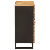Mobile laterale Marrone 90 x 33 x 75 cm Legno di mango massello