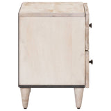 Armadio da Notte con cassetto Bianco 40 x 33,5 x 46 cm