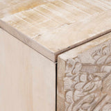 Armadio da Notte con cassetto 2 pcs Bianco 40 x 33,5 x 46 cm