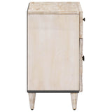 Mobiletto da Letto con cassetto Bianco 50 x 33 x 60 cm