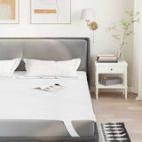 Coprimaterasso Bianco 140x220 cm Impermeabile