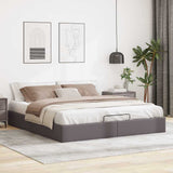 Struttura Letto Pouf senza Materasso 180x200 cm Similpelle