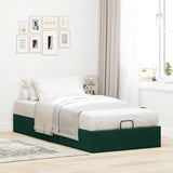 Struttura Letto Pouf Senza Materasso 80x200 cm Velluto