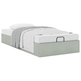 Struttura Letto Pouf Senza Materasso 90x190 cm Velluto