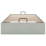 Struttura Letto Pouf Senza Materasso 90x190 cm Velluto