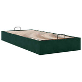 Struttura Letto Pouf Senza Materasso 90x190 cm Velluto
