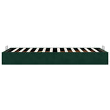 Struttura Letto Pouf Senza Materasso 90x190 cm Velluto