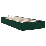 Struttura Letto Pouf Senza Materasso 90x190 cm Velluto