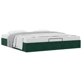 Struttura Letto Pouf senza Materasso 200x200 cm in Velluto