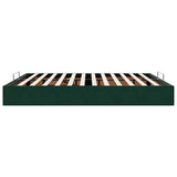 Struttura Letto Pouf senza Materasso 200x200 cm in Velluto