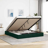 Struttura Letto Pouf senza Materasso 200x200 cm in Velluto