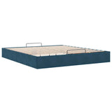 Struttura Letto Pouf senza Materasso 200x200 cm in Velluto