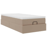 Struttura Letto Pouf con Materasso 90x190 cm Similpelle