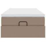 Struttura Letto Pouf con Materasso 90x190 cm Similpelle