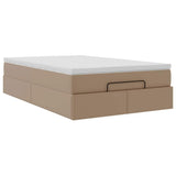 Struttura Letto Pouf con Materasso 120x190 cm Similpelle