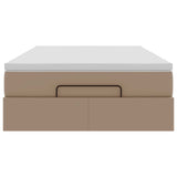 Struttura Letto Pouf con Materasso 120x200 cm Similpelle