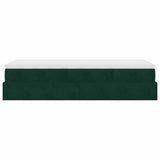Struttura Letto Pouf con Materasso 90x190 cm in Velluto