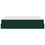 Struttura Letto Pouf con Materasso 120x200 cm Velluto