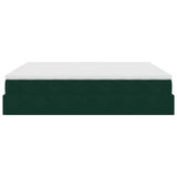 Struttura Letto Pouf con Materasso 180x200 cm in Velluto
