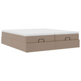 Struttura Letto Pouf con Materassi 160x200 cm Similpelle