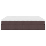 Struttura Letto Pouf con Materassi 160x200 cm in Tessuto