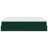Struttura Letto Pouf con Materassi 200x200 cm Velluto