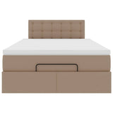 Struttura Letto Pouf con Materasso 120x190 cm Similpelle