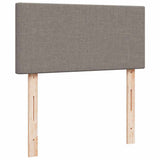 Struttura Letto Pouf con Materasso Tortora 80x200 cm in Tessuto