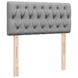 Struttura Letto Pouf con Materasso 90x190 cm in Tessuto