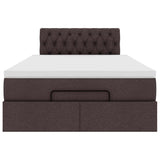 Struttura Letto Pouf con Materasso 80x200 cm in Tessuto