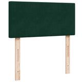 Struttura Letto Pouf con Materasso 80x200 cm Velluto