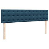 Struttura Letto Pouf con Materasso 200x200 cm in Velluto