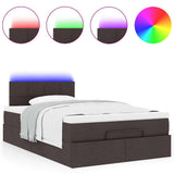 Struttura Letto Pouf con Materasso 80x200 cm in Tessuto