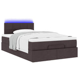 Struttura Letto Pouf con Materasso 80x200 cm in Tessuto