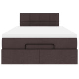 Struttura Letto Pouf con Materasso 80x200 cm in Tessuto