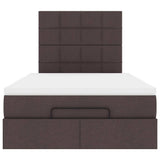 Struttura Letto Pouf con Materasso 80x200 cm in Tessuto