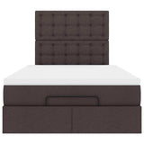Struttura Letto Pouf con Materasso 80x200 cm in Tessuto